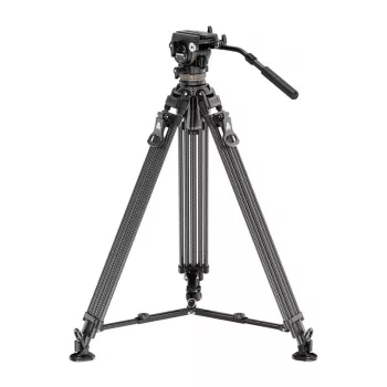 Neewer LL55 carbonfiber videostatief met oliekop en snelspansluiting