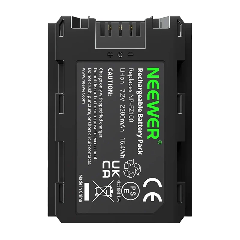 NEEWER NP-FZ100 Vervangende accu voor Sony-apparaten