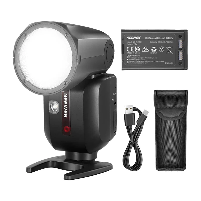 Neewer Z2-N TTL Round Head Flash Speedlite voor Nikon