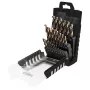NEO TOOLS 25-delige HSS-CNC metaalborenset, 124° puntenslijping, Pro-Tec, 1,0–13,0 mm