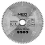 NEO TOOLS 55-548 cirkelzaagblad met hardmetalen tanden, 254 mm x 30 mm, 80 tanden, universeel