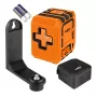 NEO TOOLS 75-143 kruislijnlaser 3x360° groene straal, 30 m bereik, oplaadbare Li-ion-accu, IP54, met magneetbevestiging en koffer