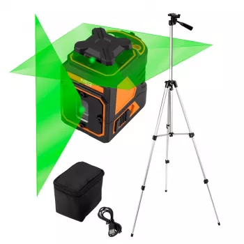 NEO TOOLS 75-160 30m 5-lijnen rood laserwaterpas met 1,5m statief en koffer