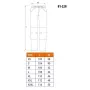 NEO Tools 81-228-M Beschermbroek met CORDURA®-knieversterking, 10 zakken, grijs/zwart, maat M