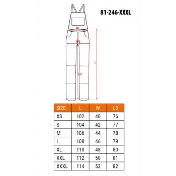 NEO Tools 81-246-XXXL werkkleding - grijs/groen, 65% polyester 35% katoen, 267 g/m², drievoudig gestikt, CE-gecertificeerd