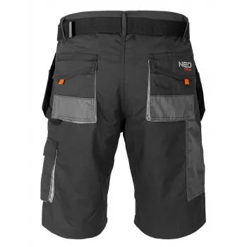 NEO Tools 81-270-XL beschermende werkbroek, grijs/zwart, maat XL, 9 zakken, EN ISO 13688