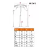 NEO Tools 81-276-XS beschermende werkbroek, grijs/zwart, maat XS, 10 zakken, CE-gecertificeerd
