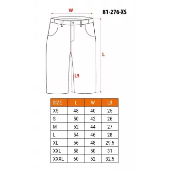 NEO Tools 81-276-XS beschermende werkbroek, grijs/zwart, maat XS, 10 zakken, CE-gecertificeerd
