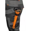 NEO Tools 81-325-L veiligheidsbroek maat L grijs/zwart met oranje accenten