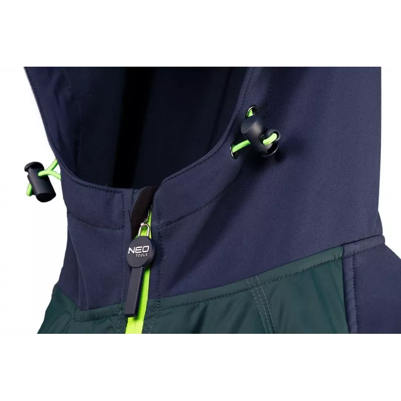NEO TOOLS 81-559-XL Unisex Werkjas, 100% katoen, Grijs, 7 zakken, CE-gecertificeerd