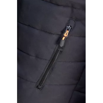 NEO TOOLS 81-574-S unisex softshell werkjack, zwart/grijs, maat S, waterafstotend, winddicht, met fleece gevoerd