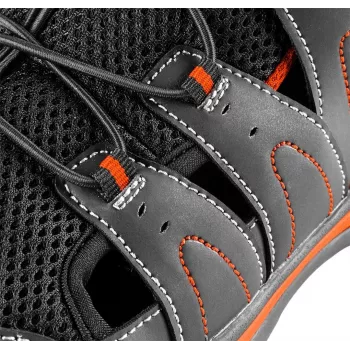 NEO Tools 82-079-47 S1P SRC veiligheidsschoenen met stalen neus, maat 47, zwart/grijs