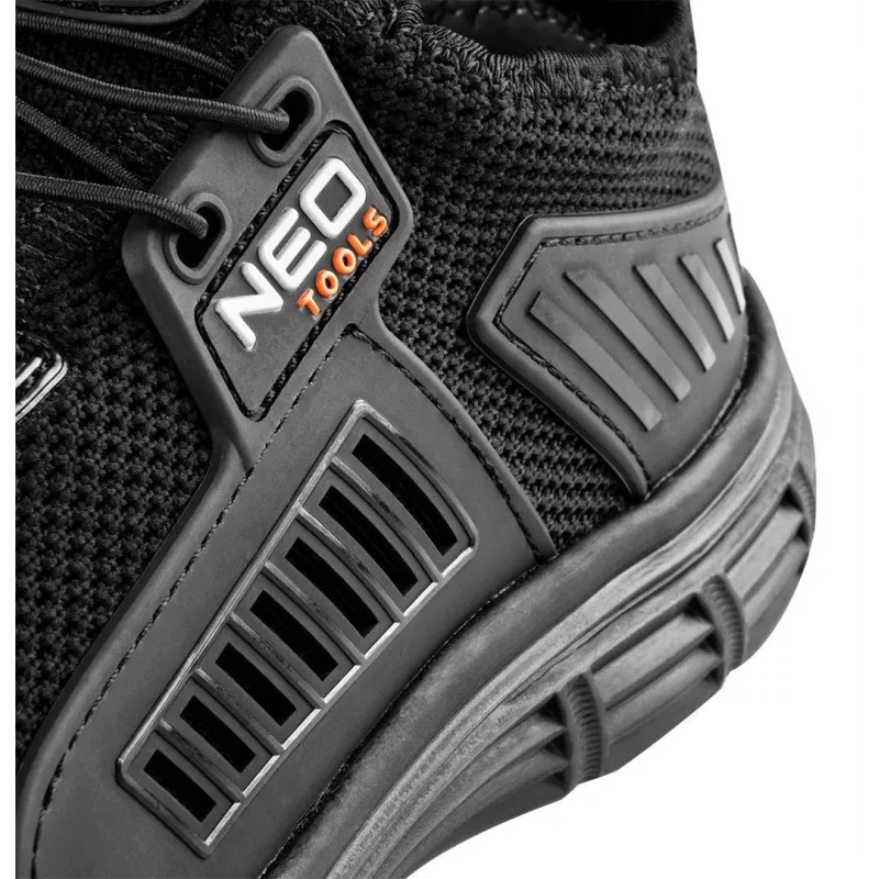 NEO Tools 82-158-43 S3 SRC veiligheidsschoenen met stalen neus, maat 43, zwart/grijs