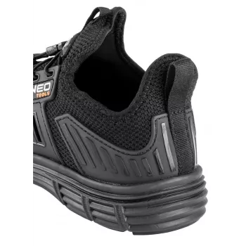 NEO tools 82-158-47 S1P SRC veiligheidsschoenen met stalen neus, maat 47, zwart/grijs