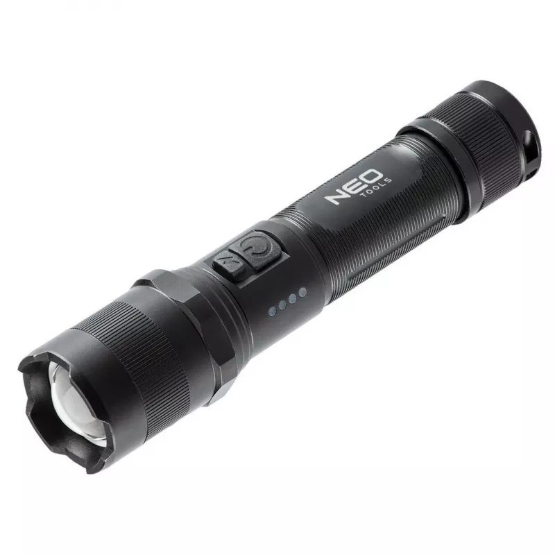 NEO TOOLS 99-035 COB LED-hoofdlamp met bewegingssensor, 300 lm, IPX4, USB-C, verstelbare hoek, magneetvoet