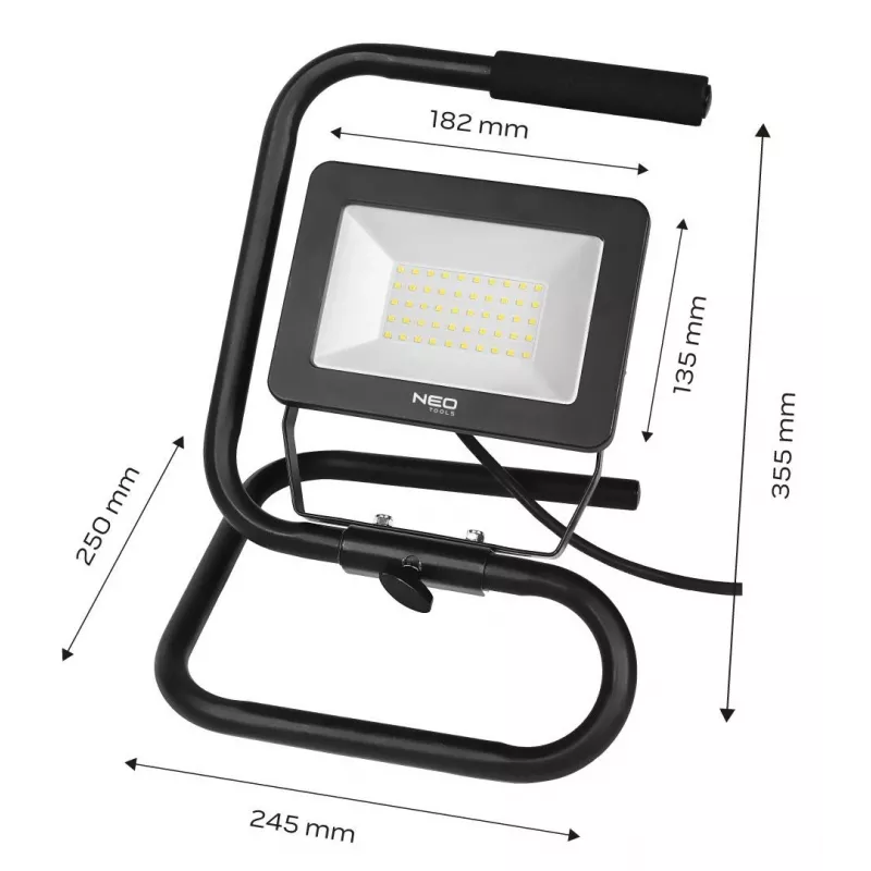 NEO TOOLS 99-063 20W COB LED accu-werklamp 1800lm IP65 met powerbank