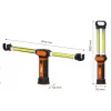 NEO TOOLS 99-066 oplaadbare COB LED werklamp met magneetvoet en zwenkhaak, 300 lm