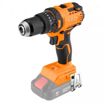 NEO TOOLS brushless klopboormachine 18V, 13mm snelspanboorkop, compact, Energy+, zonder accu