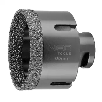 NEO TOOLS Diamantboor 65 mm M14 vacuümgesoldeerd voor keramiek, porselein, graniet, marmer, glas