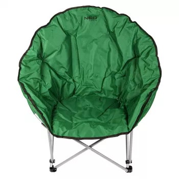 NEO TOOLS Opvouwbare Campingstoel 63-177 Navy Blue met Armleuningen en Bekerhouder