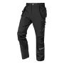 NEO TOOLS heren Mix&Match 4-way stretch werkbroek met Cordura-versterking en afneembare holstervakken, zwart, maat M