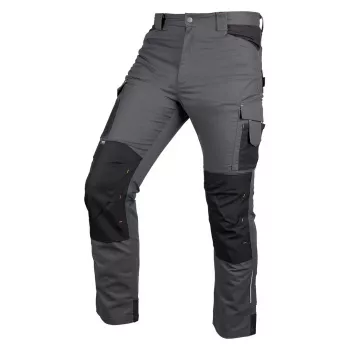 NEO TOOLS Mix&Match werkbroek canvas met Cordura-versterkingen grijs/zwart maat S
