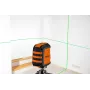 NEO TOOLS TOP-75-106 Kruislijnlaser met 2 rode stralen, zelfnivellerend, IP54, 10 m bereik, 1/4 inch schroefdraad, incl. stoffen tas