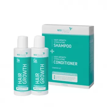 Neofolics haaruitval stimulerende shampoo + conditioner startpakket 2x100ml