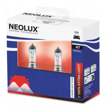 Neolux H7 Extra Light 2-pack halogeenlamp 12V 55W