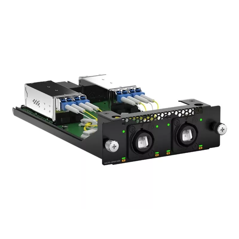 NETGEAR APM414SD interfacekaart voor M4350-16M4V met 2x Neutrik opticalCON QUAD aansluitingen voor 4x MMF transceiver