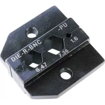 Neutrik DIE-R-BNC-PU crimpinsert voor rearTWIST BNC-stekkerverbinders, zwart