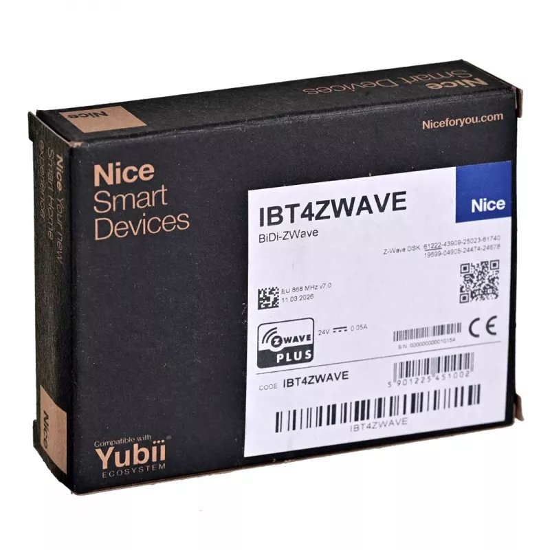 Nice BiDi Z-Wave intelligente knop (FGT4B-001 IBT4ZWAVE 868,4 MHz)