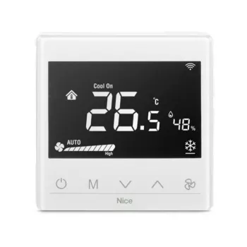 Nice Fan2-Control slimme thermostaat voor fan-coil-apparaten, wit