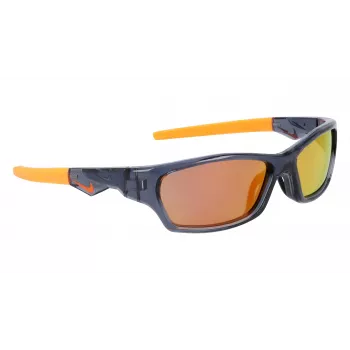 Nike kinderen zonnebril JOLTMDZ737957 - zwart montuur, rookgrijze glazen, 57 mm
