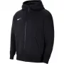 Nike Park 20 Fleece Full-Zip hoodie zwart CW6891 010