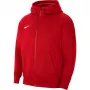 Nike Park 20 Fleece Hoodie met Doorlopende Rits University Red CW6891 657