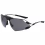 Nike Zeus Edge heren zonnebril - mat zwart/grijs getint - 76 mm glazen - UV400-bescherming