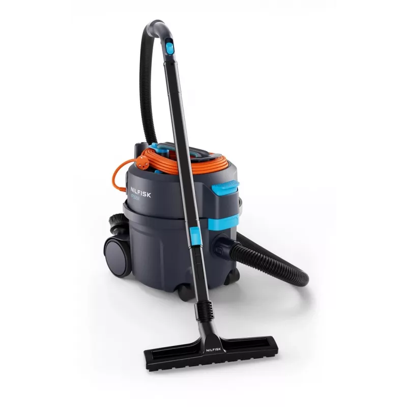 Nilfisk 107421157 droogzuiger van gerecycled kunststof, 800 W, 10 L, 69 dB, 10 m kabel