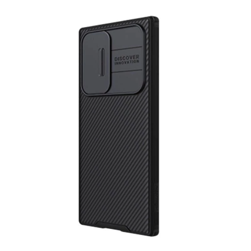 Nillkin CamShield Pro case voor Samsung Galaxy S22 Ultra (zwart)