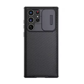 Nillkin CamShield Pro case voor Samsung Galaxy S22 Ultra (zwart)