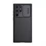 Nillkin CamShield Pro case voor Samsung Galaxy S22 Ultra (zwart)