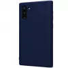 Nillkin Samsung Galaxy Note 10 rubberen beschermhoes blauw