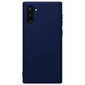 Nillkin Samsung Galaxy Note 10 rubberen beschermhoes blauw