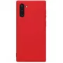 Nillkin Samsung Galaxy Note 10 rubber wrapped beschermhoes rood