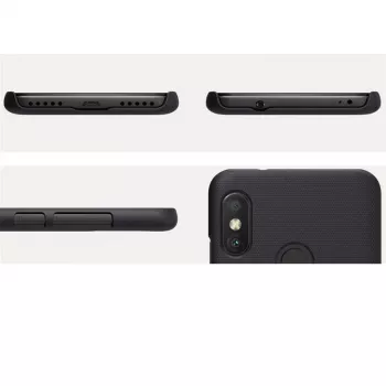 Nillkin Super Frosted Shield Hoesje voor Xiaomi Redmi Note 6 Pro - Zwart