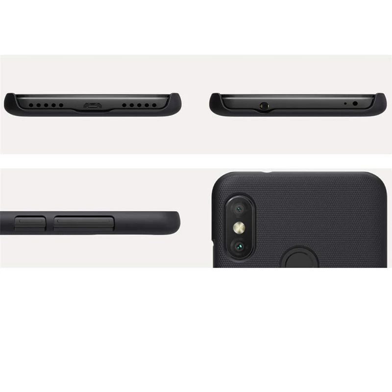 Nillkin Super Frosted Shield Hoesje voor Xiaomi Redmi Note 6 Pro - Zwart