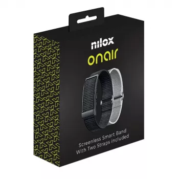 Nilox OnAir Screenless Band Zwart/Zilver