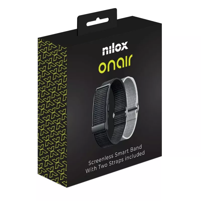 Nilox OnAir Screenless Band Zwart/Zilver