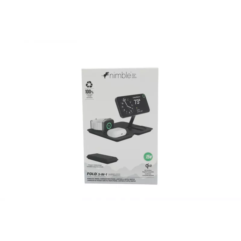 Nimble Fold 3-in-1 Draadloze Oplader