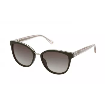 NINA RICCI dameszonnebril SNR3585406WT - transparant grijs montuur, grijze verloopglazen, 54/19/140 mm